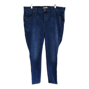 MADEWELL 10" High Rise Skinny Dark Wash Jeans Size 35 T
